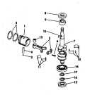 1982 4 - J4BRHLCNR Crankshaft & Piston parts diagram