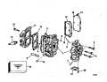 1982 4 - J4BRHLCNR Cylinder & Crankcase parts diagram