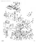 1983 90 - J90MLCTE Exhaust Housing parts diagram