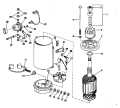 1983 235 - J235TLCTD Electric Starter & Solenoid American Bosch 0814223-M030sm parts diagram