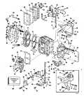 1983 25 - J25RCTE Cylinder & Crankcase parts diagram