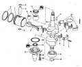 1983 9.90 - J10RLCTC Crankshaft & Piston parts diagram