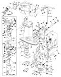 1985 185 - J185TXCOC Midsection parts diagram