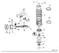 1995 150 - J150SLEOM Crankshaft & Pistons parts diagram