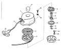 1995 3.30 - J3ROEOB Recoil Starter Assembly parts diagram