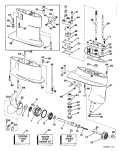 1995 6 - J6REOD Gearcase parts diagram