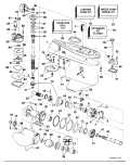 1995 60 - J60ELEOC Gearcase parts diagram