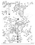 1995 60 - J60ELEOC Midsection Power Trim & Tilt parts diagram