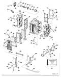 1995 15 - J15RLEOD Cylinder & Crankcase parts diagram