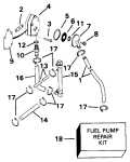 1996 80 - J115JLEDA Fuel Pump 88 Models parts diagram