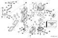 1998 200 - J200CXECM Carburetor & Linkage 225, 250 parts diagram