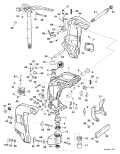 1998 200 - J200CXECM Midsection parts diagram