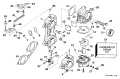 1998 225 - J225TXECS Carburetor & Linkage 200 parts diagram