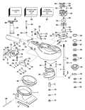 2001 115 - J115VXSIC elec start, TNT, 25 in shaft, wht Jet Drive Unit parts diagram