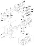 2003 5 - J5RL4STS Pistons, Crankshaft, Camshaft parts diagram
