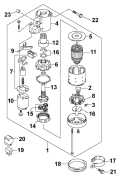 2003 115 - J115PX4STS Starter Motor parts diagram
