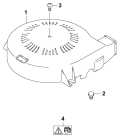 2003 115 - J115PX4STS Flywheel Cover parts diagram