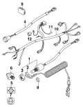 2006 10 - J10TEL4SDM Engine Electrical Harness parts diagram