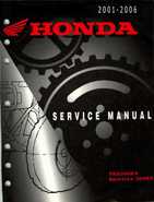 2001-2006 Honda TRX 300EX Sportrax 300EX Factory Service Manual