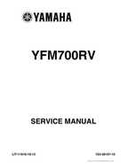 2006-2009 Yamaha YFM700RV - Raptor 700RV factory service manual